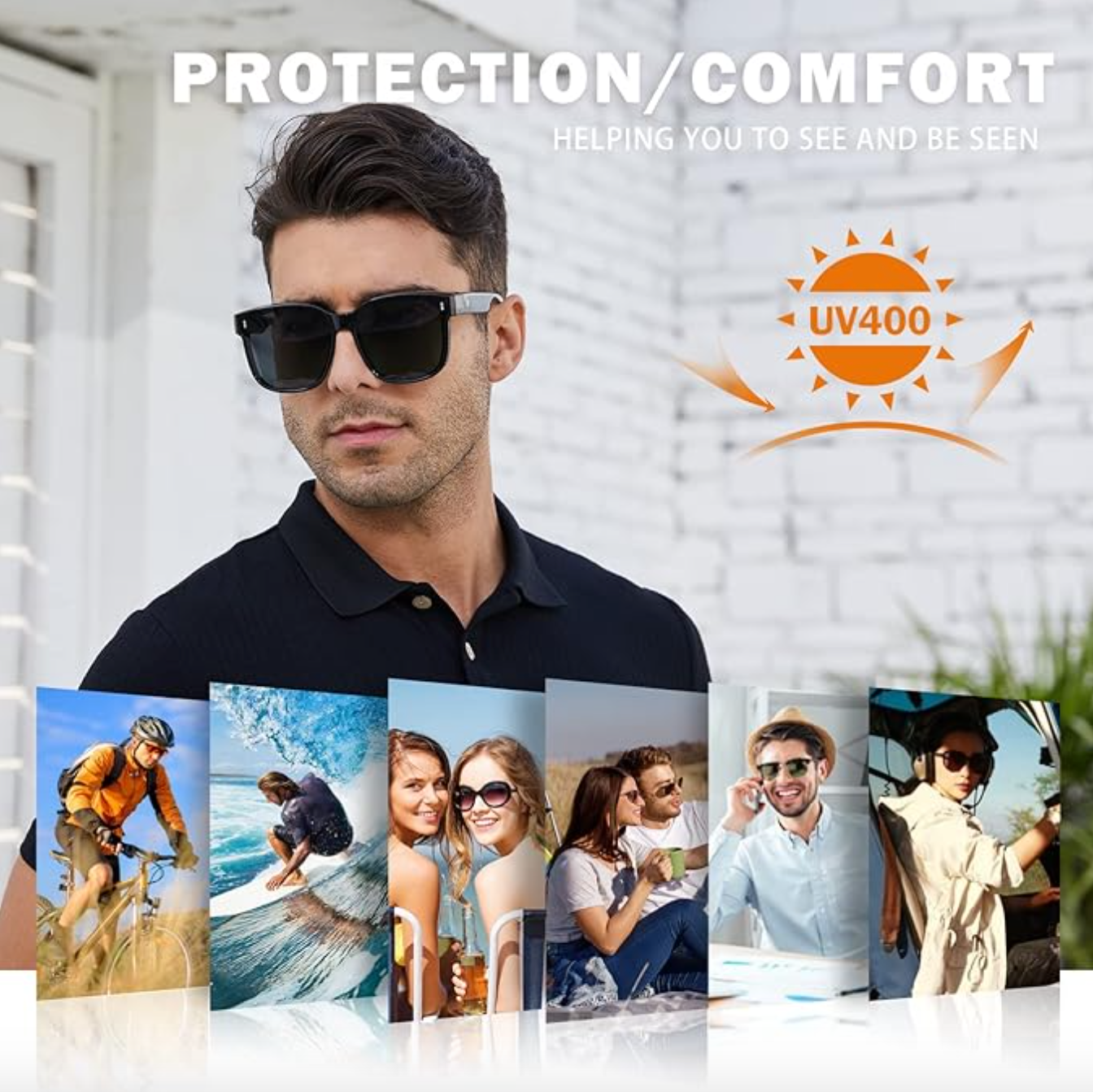 SunnyBuddy™️ Ajuste sobre óculos de sol