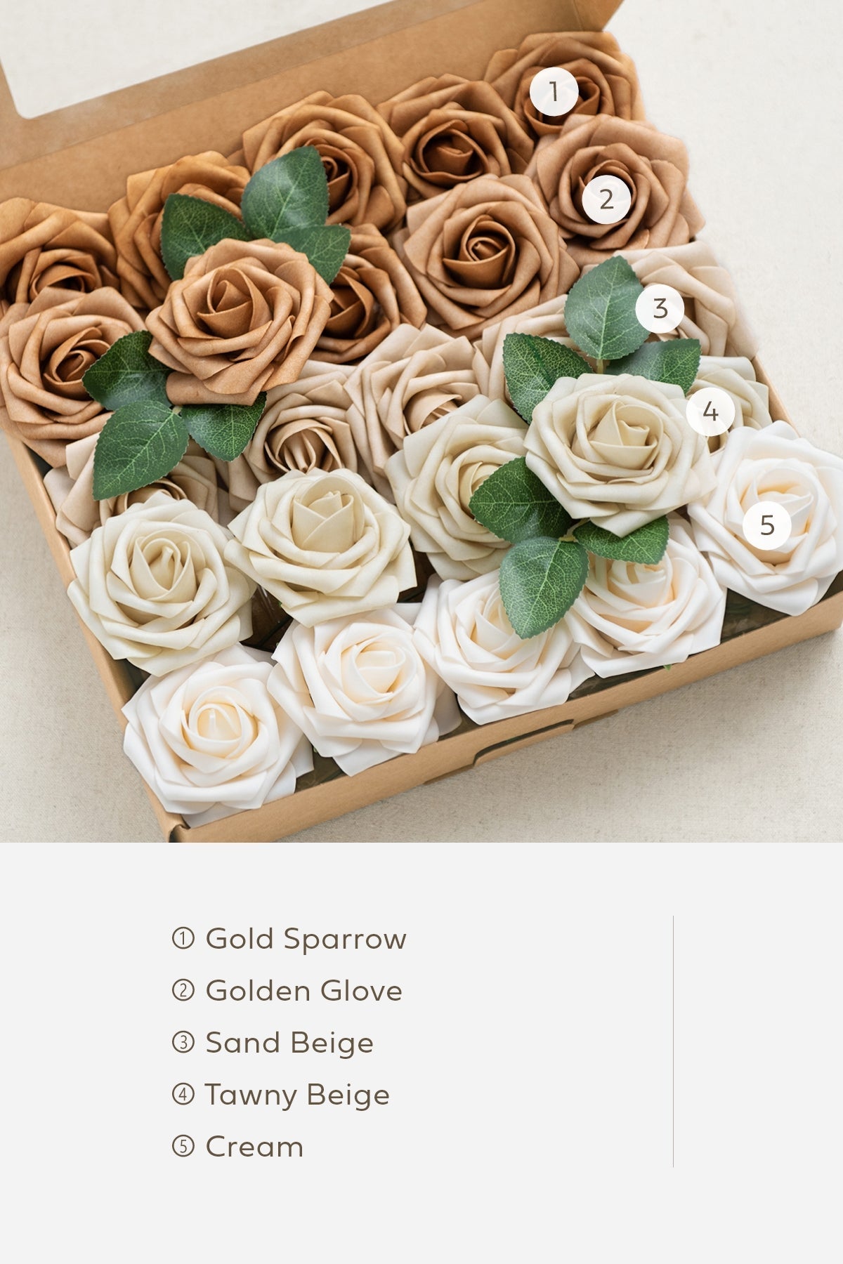 Rosa de espuma 3" com haste - 66 cores