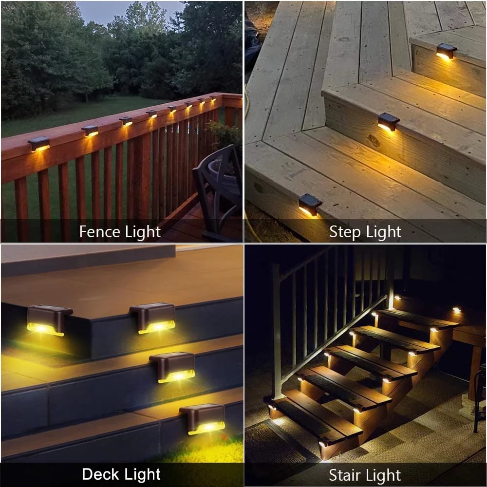 🏡Luz solar para degraus💡