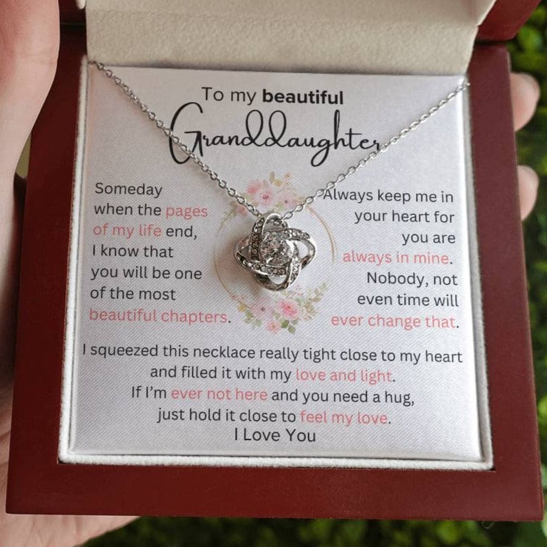 Para minha neta - o capítulo mais lindo - colar com nó de amor