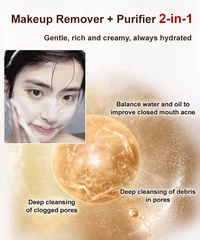 Produto de limpeza branqueador purificante de niacinamida