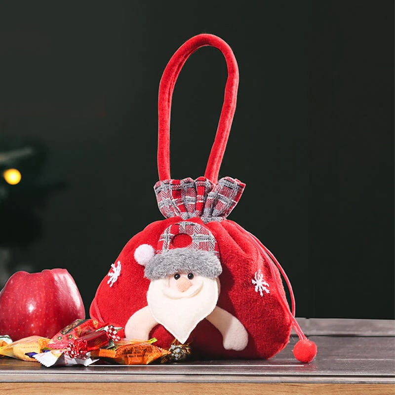 🍎Design de fecho de correr de sacos para presentes de Natal