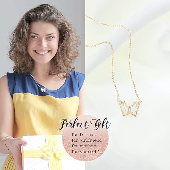 🔥COMPRE 1 GANHE 1 Colar Borboleta de Cristal GRÁTIS