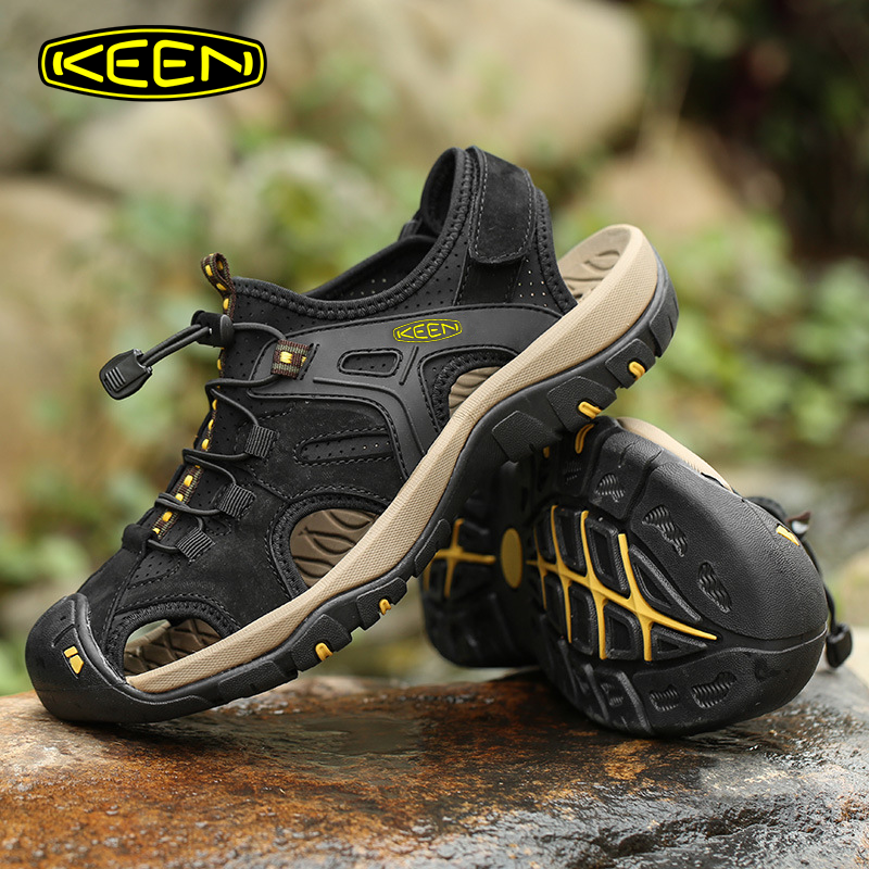 2024 Sandálias de caminhada de couro Keen Keen