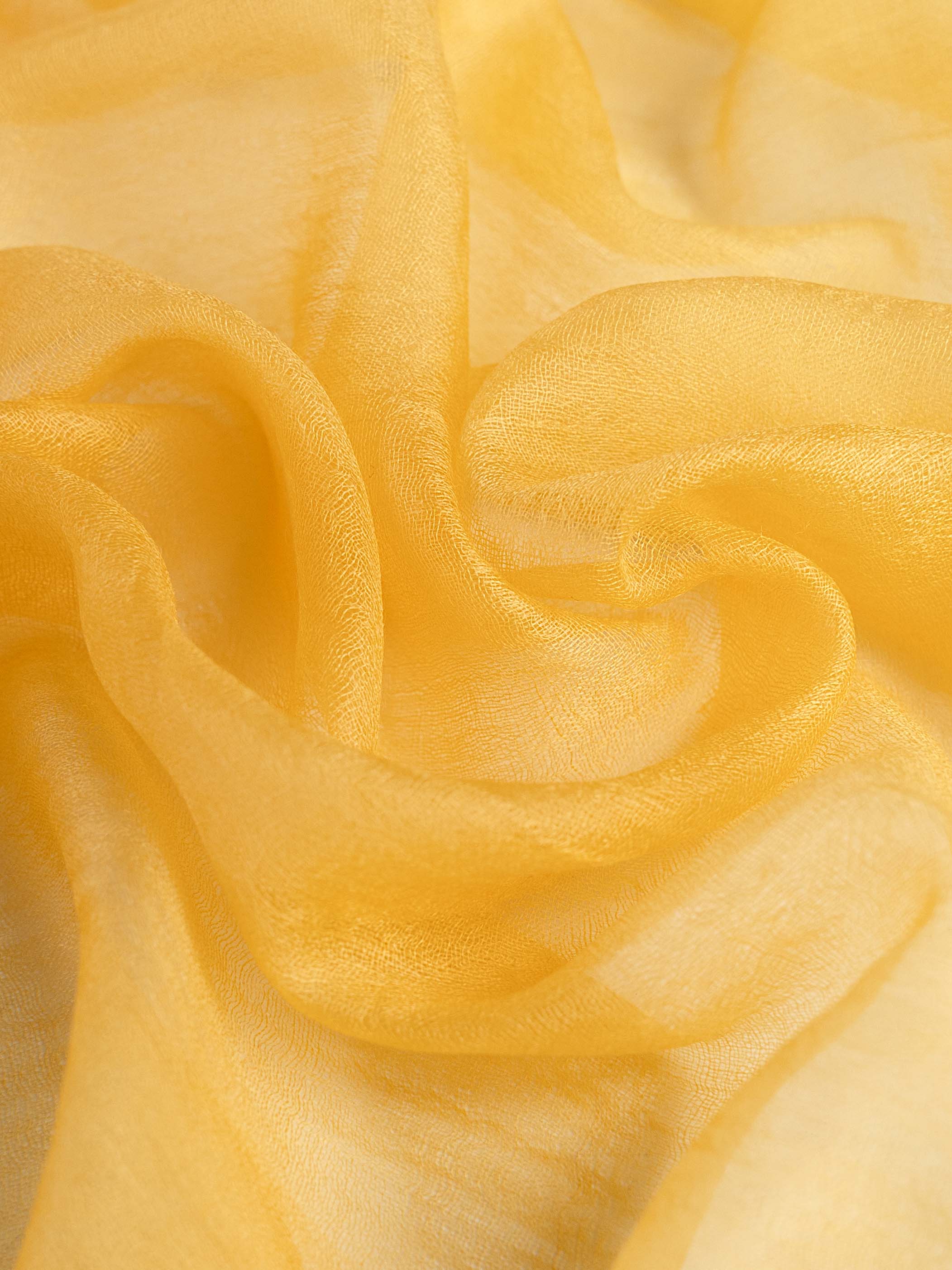 Featherlight Daffodil Cashmere Scarf