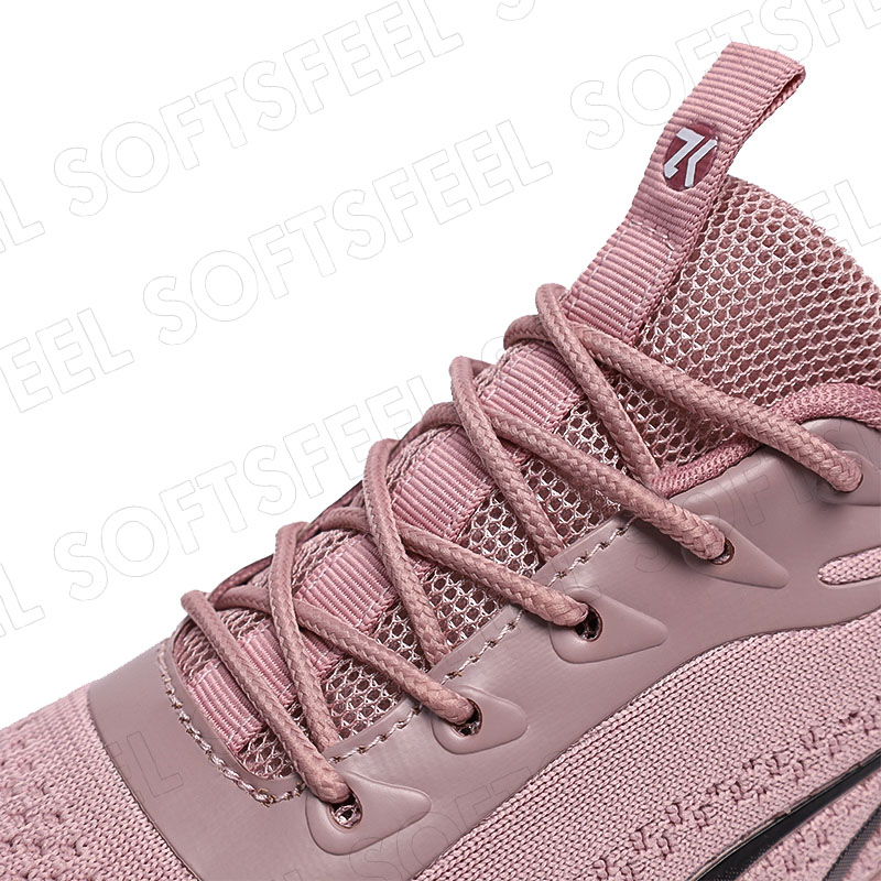 Sapatos de caminhada para homem Softsfeel para aliviar a dor nos pés - rosa preto