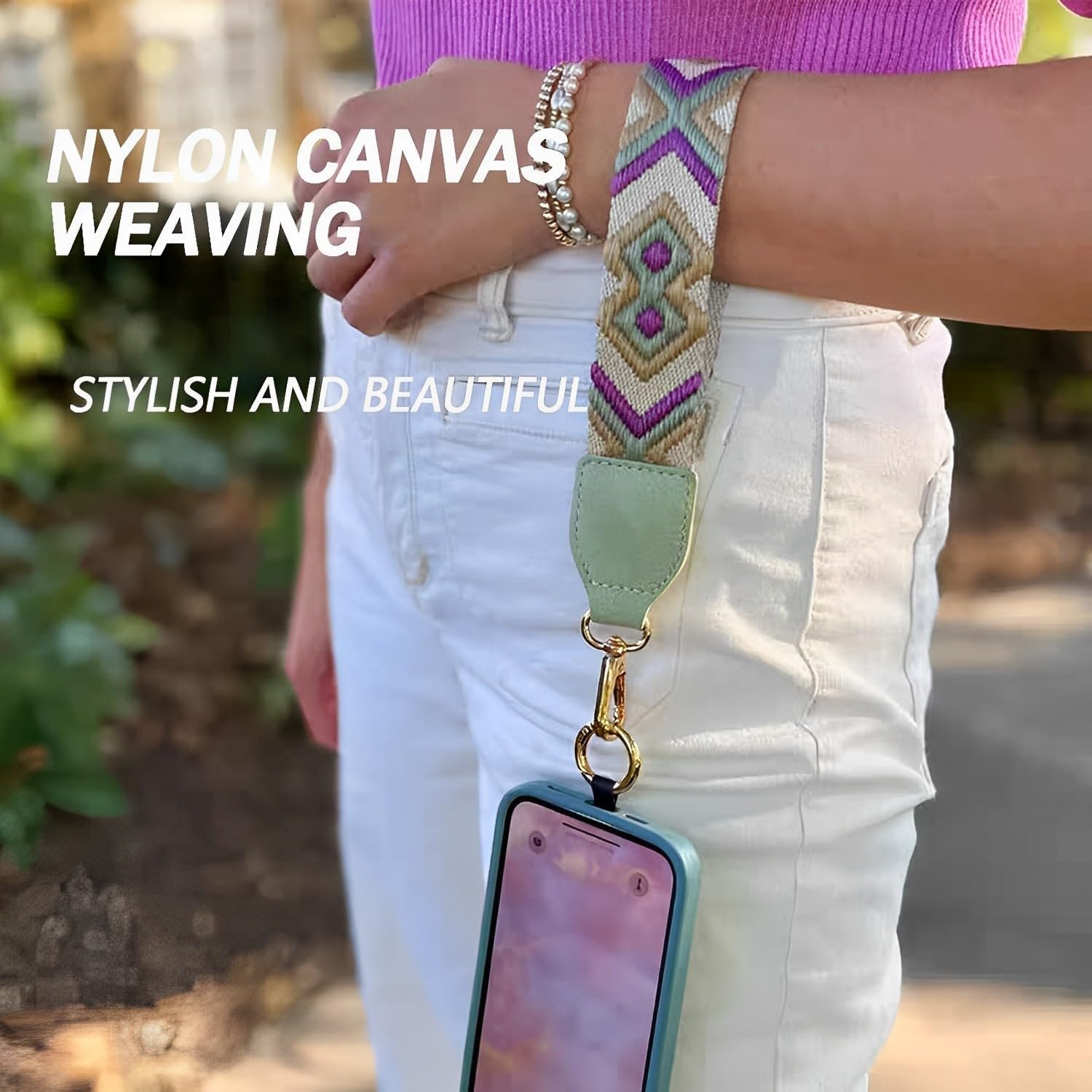 👍Travel Essential - alça para telemóvel com bolso com fecho🎉Compre 2 e poupe 35%