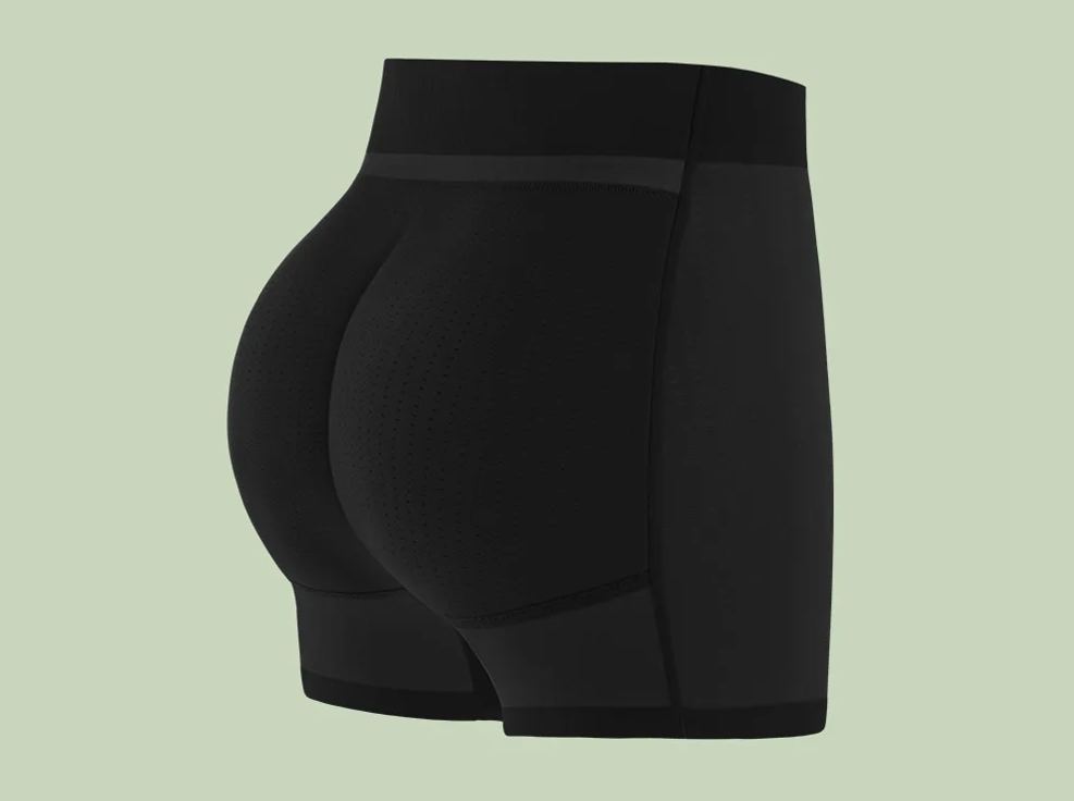 Natural latex fake butt underwear for women, peach plump buttocks pad, padded buttocks, beautiful buttocks, buttocks artifact, mid-waist and tummy control