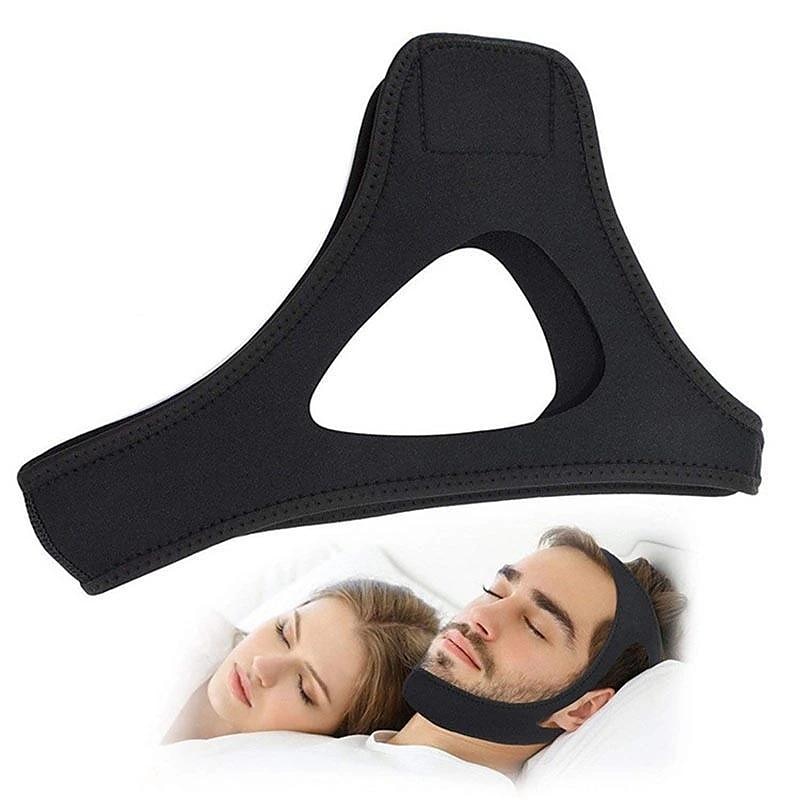 1pc Anti Ronco Cinto Triangular Cinta de Queixo Protetor Bucal Presentes Para Mulheres Homens Melhor H&aacute;lito Sa&uacute;de Ronco Stopper Bandagem 2024 - $ 5,99 &ndash;P5