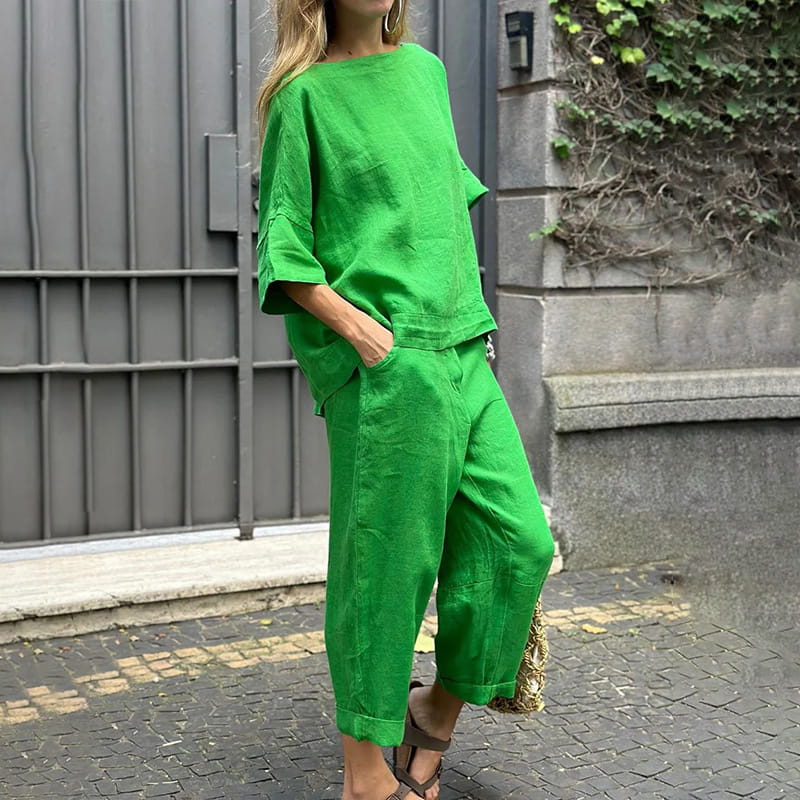 🔥Metade do preço no último dia🔥Vestido casual unicórnio em algodão e linho