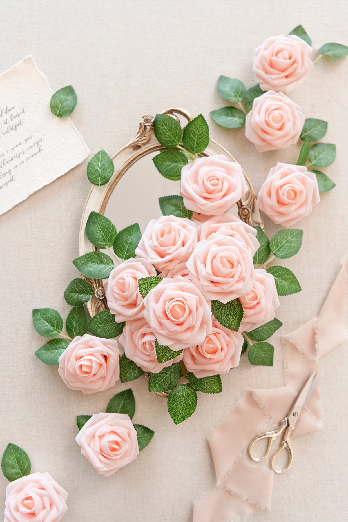 Rosa de espuma 3" com haste - 66 cores
