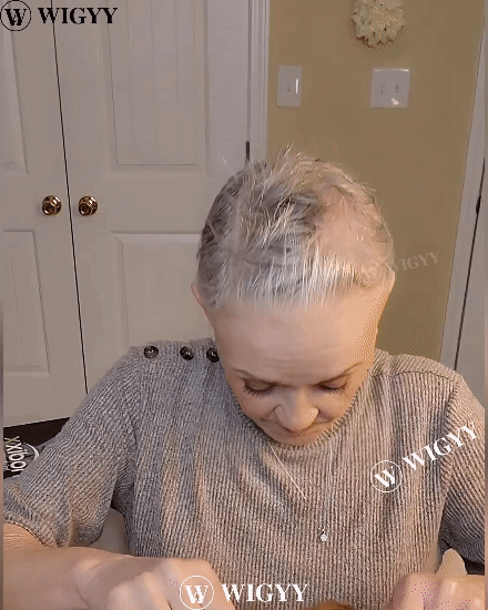 Wigyy Peruca Elegante Reta Destacada