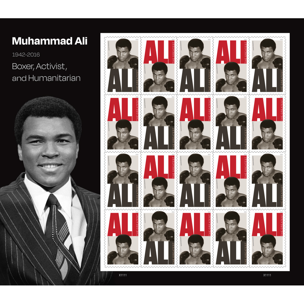 2026 Muhammad Ali Stamps Forever First Class Postage Stamps