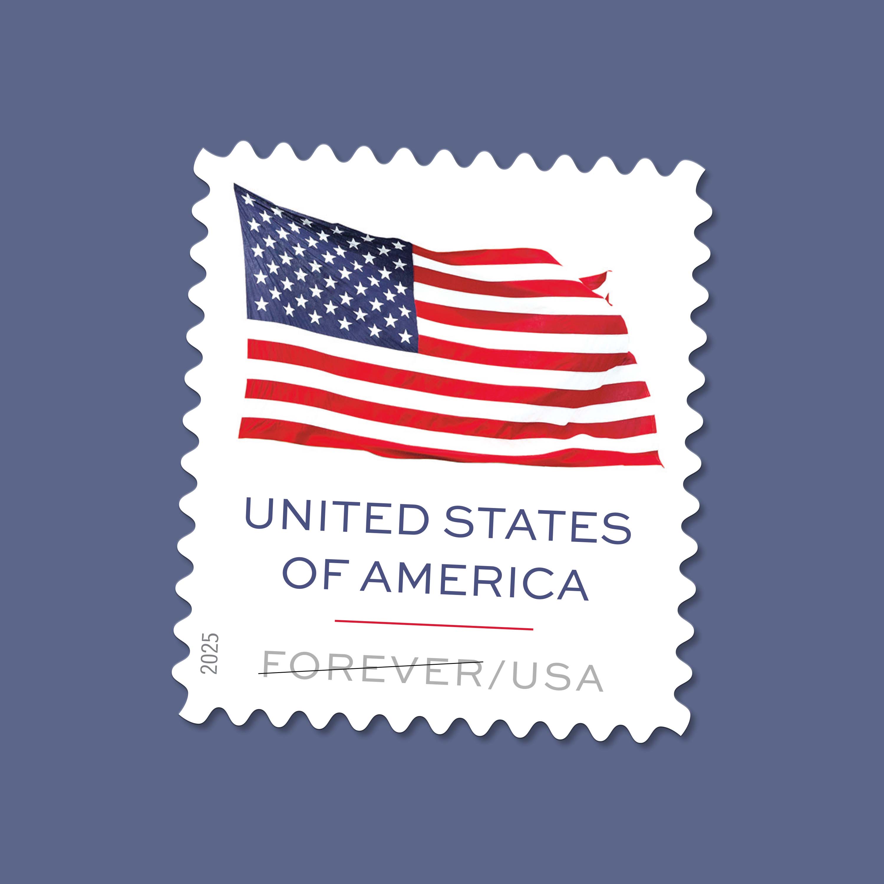 2025 U.S. Flags Forever First Class Postage Stamps