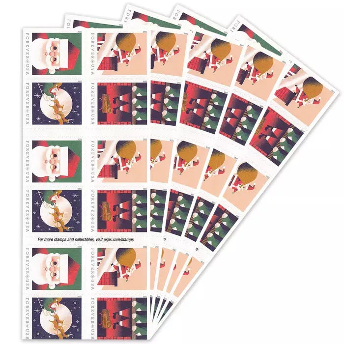 2021 A Visit from St Nick Forever First Class Postage Stamps