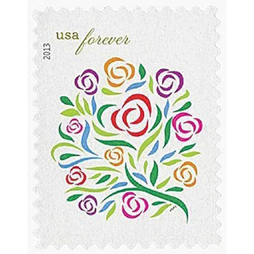 2013 Wedding Series: Where Dreams Blossom Forever First Class Postage Stamps