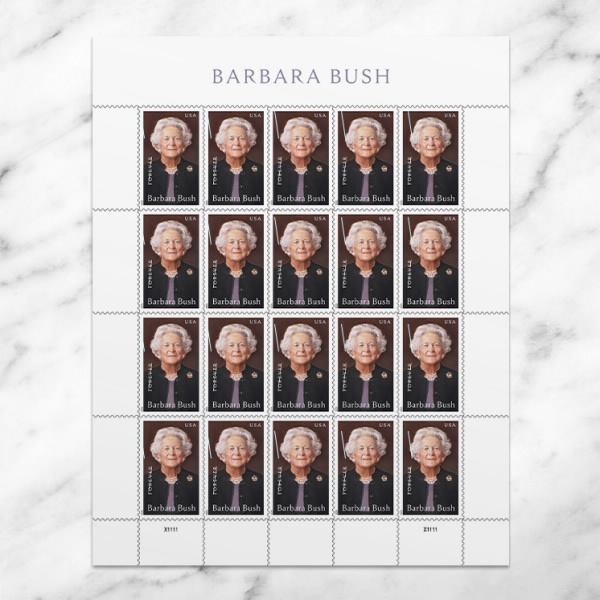2025 Barbara Bush Stamps Forever First Class Postage Stamps