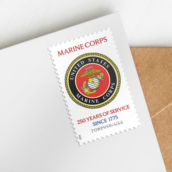 2025 U.S. Marine Corps of 20 250th  Forever First Class Postage Stamps
