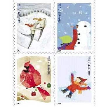 2014 Winter Fun Forever First Class Postage Stamps