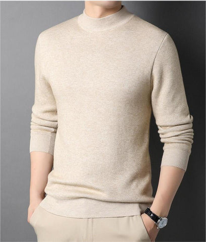 Diggetty Classic Slim Fit Men's Faux Cashmere Sweater