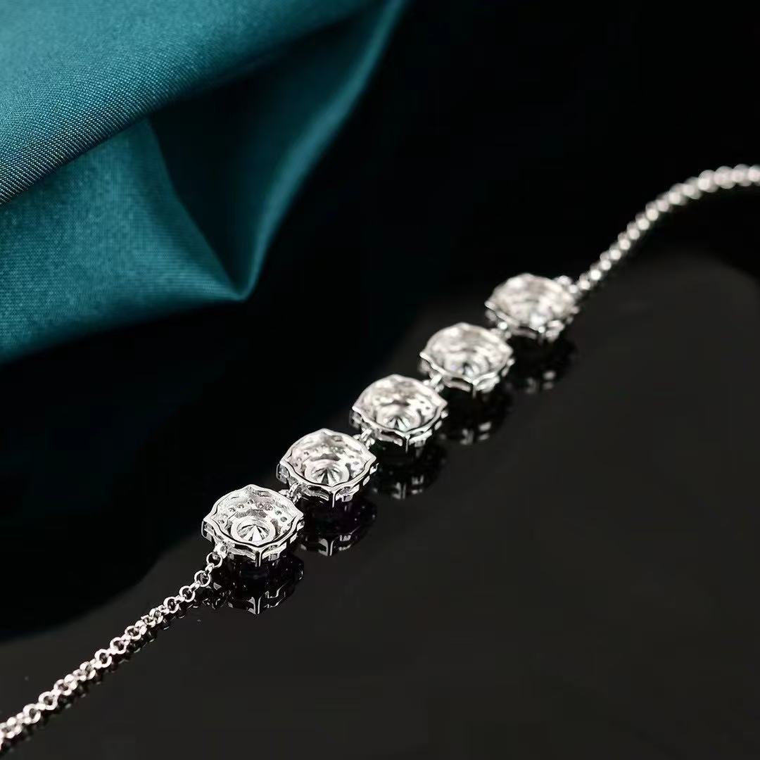 Moissanite Bracelet S925 silver 
