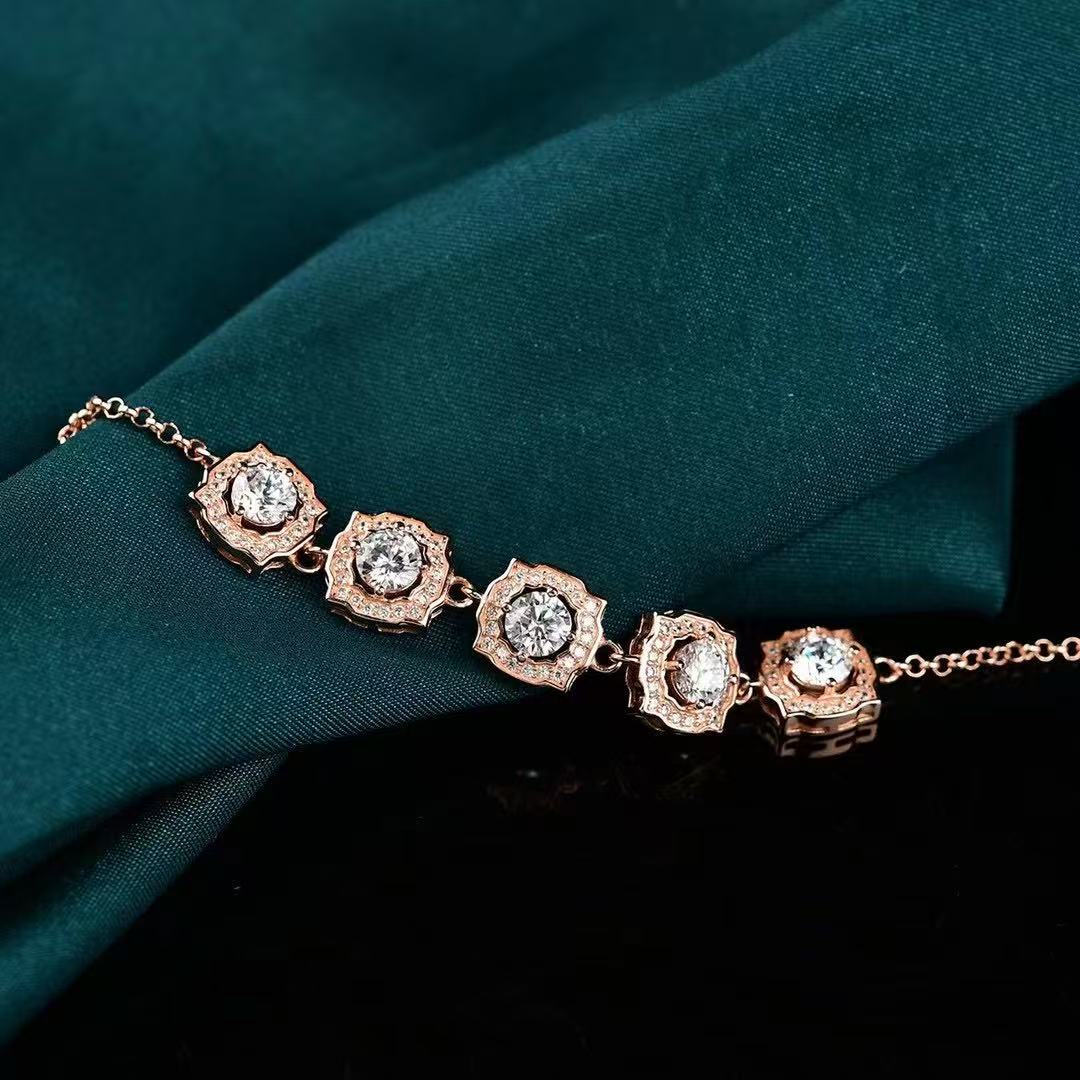 Moissanite Bracelet S925 silver 