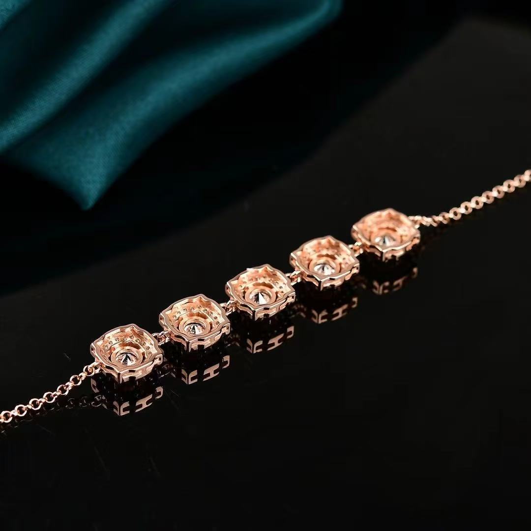 Moissanite Bracelet S925 silver 
