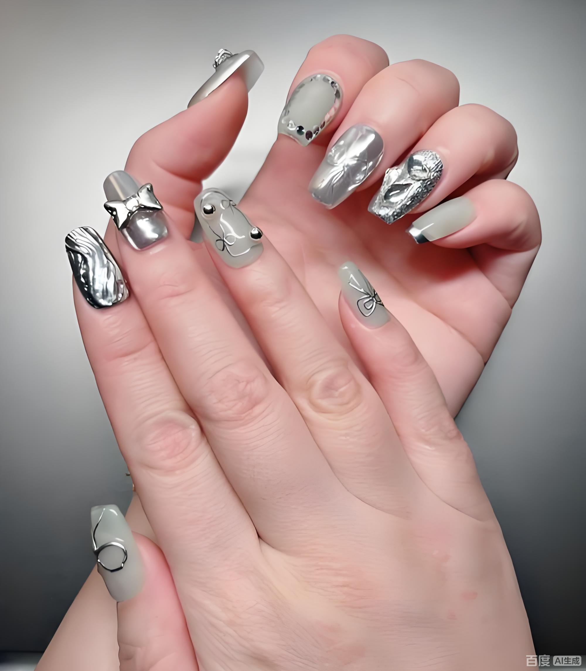 [001]Handmade wearable nails