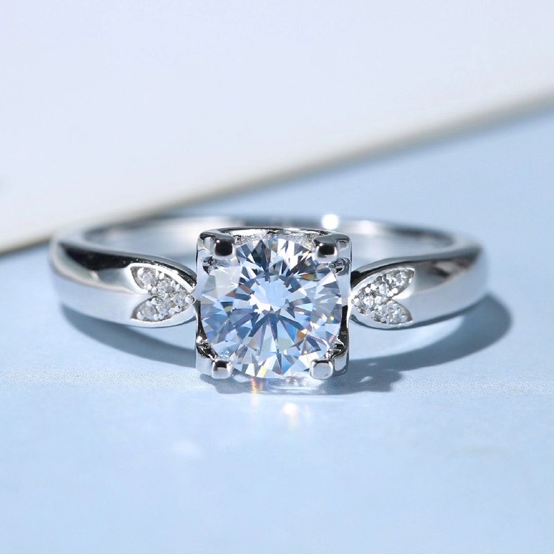 [Copy][Copy][Copy]Moissanite Swallowtail Bull Head ring S925 silver,燕尾牛头