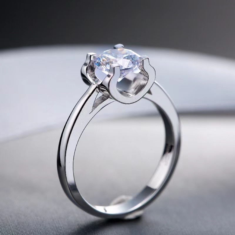 [Copy][Copy]MoissaniteClassic Bull Head ring S925 silver,经典牛头