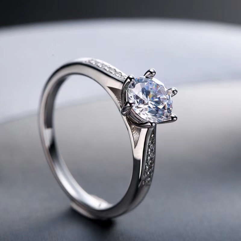 [Copy][Copy]Moissanite Zhou's small waist Ring S925 silver,周家小蛮腰