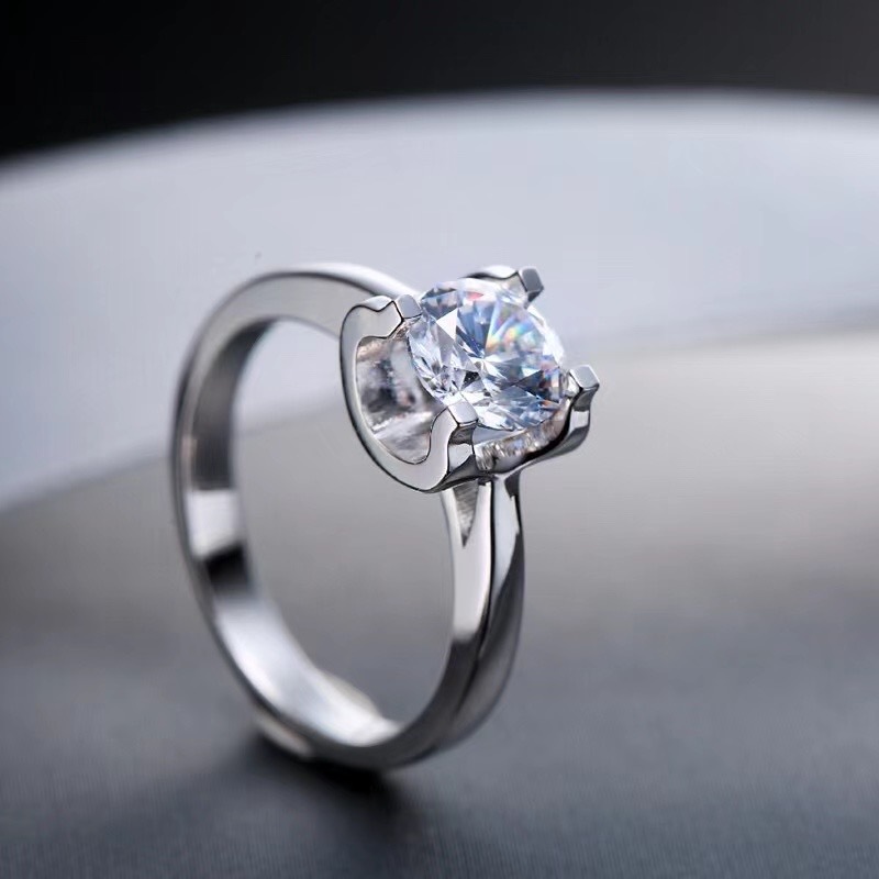[Copy][Copy]MoissaniteClassic Bull Head ring S925 silver,经典牛头