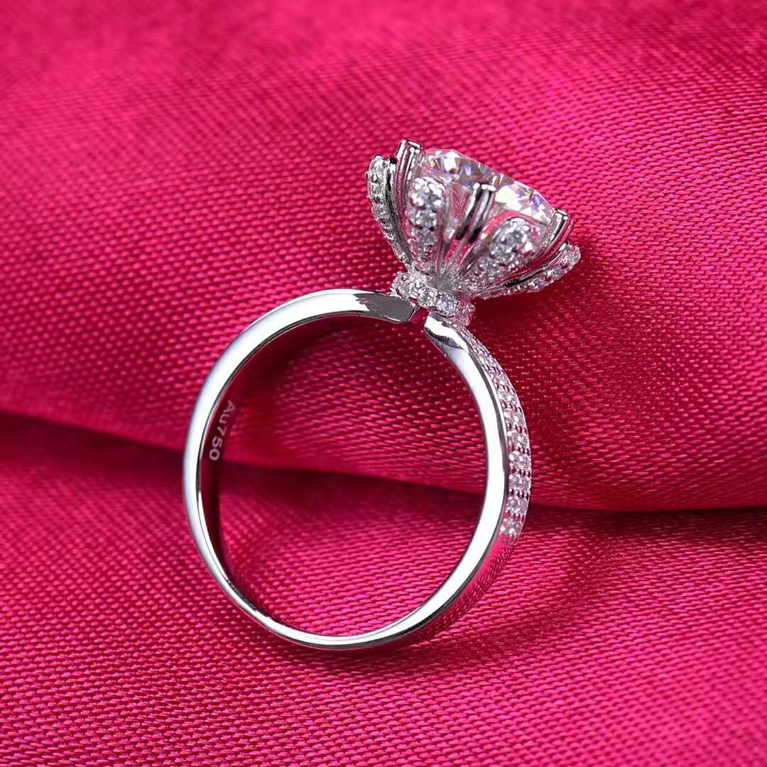 [Copy]Moissanite Ice Queen ring S925 silver,冰雪皇后