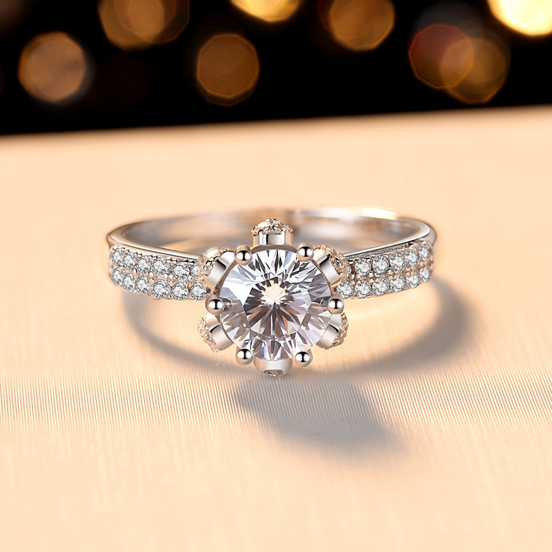 [Copy]Moissanite Ice Queen ring S925 silver,冰雪皇后