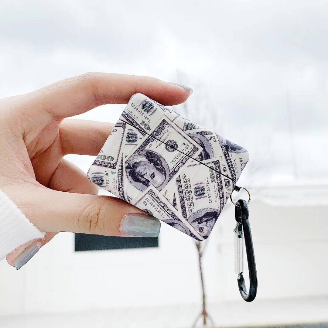 New Creative Personality US Dollar Bill Silicone Phone Case For iPhone