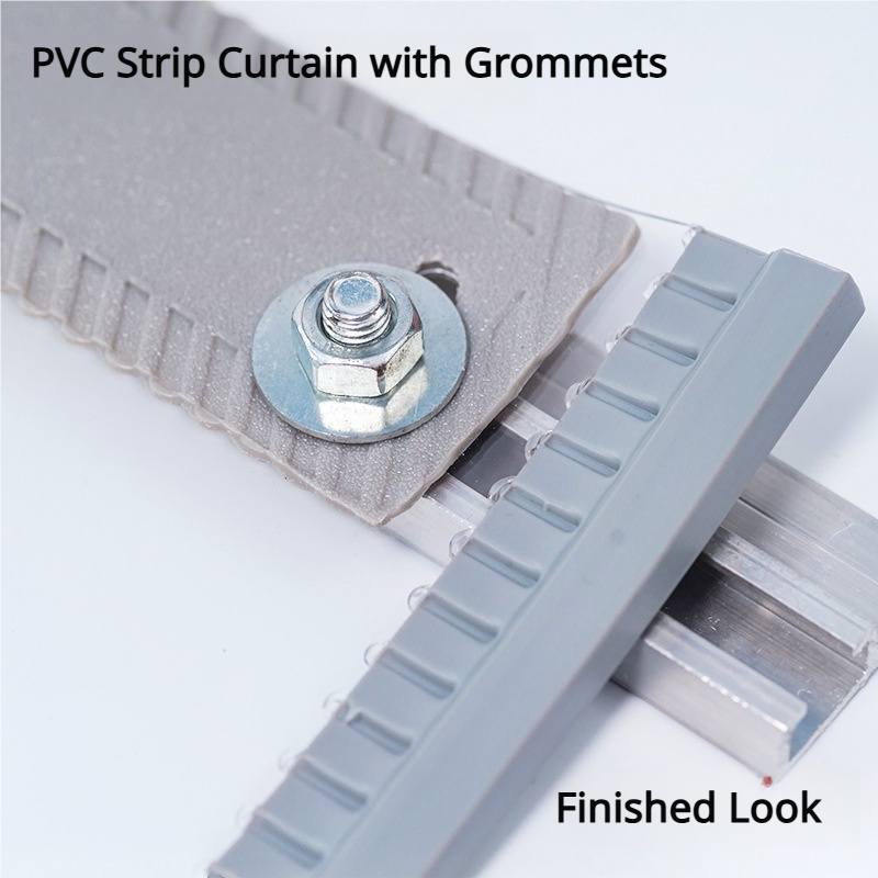 SNOWCITY Outdoor Clear Vinyl Magnetic Thermal Insulated Door Curtain - PVC