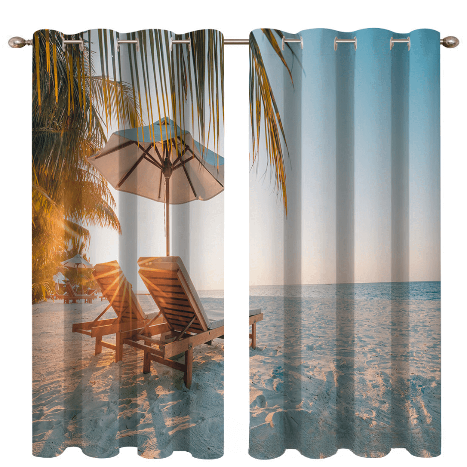 SNOWCITY Outdoor Plant Curtains 2-Panel