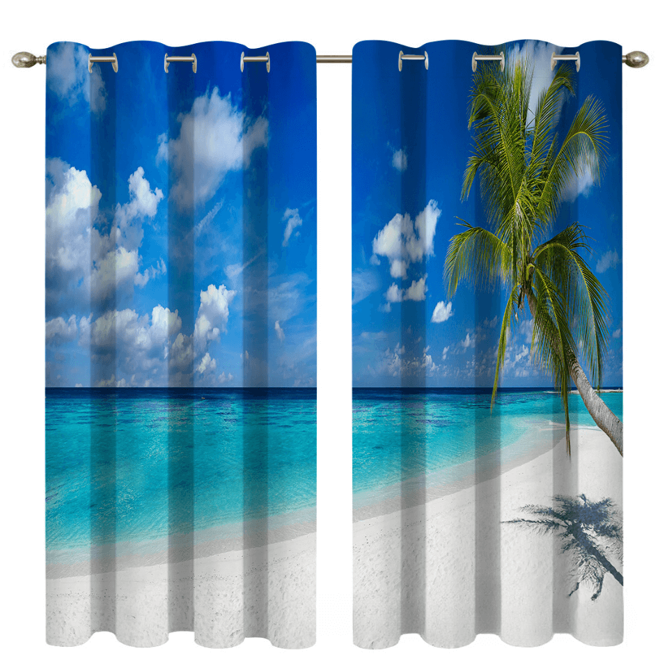 SNOWCITY Outdoor Plant Curtains 2-Panel