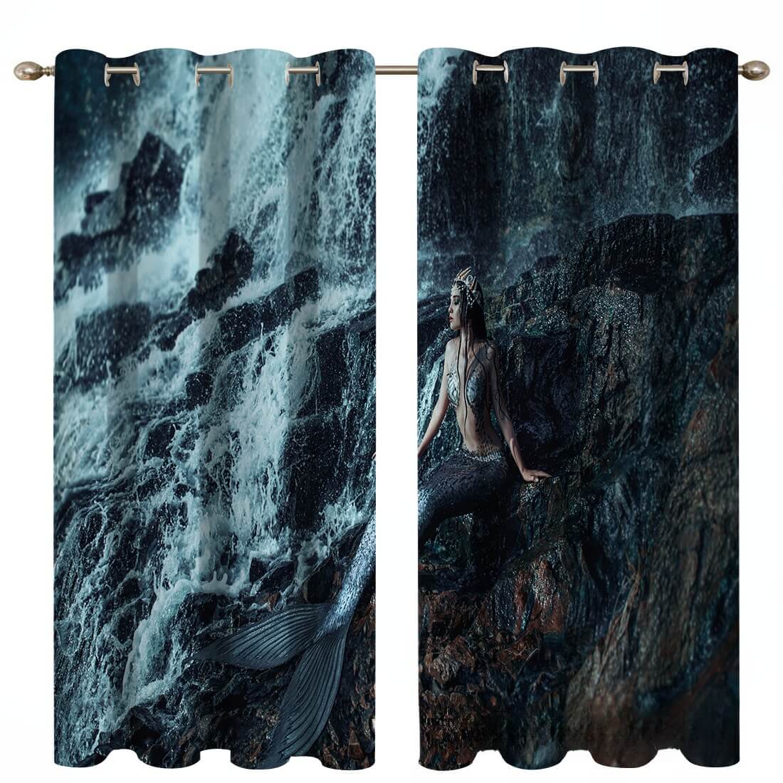 SNOWCITY Outdoor Plant Curtains 2-Panel