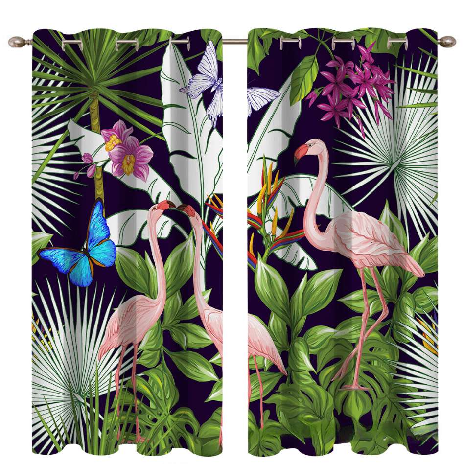 SNOWCITY Outdoor Plant Curtains 2-Panel