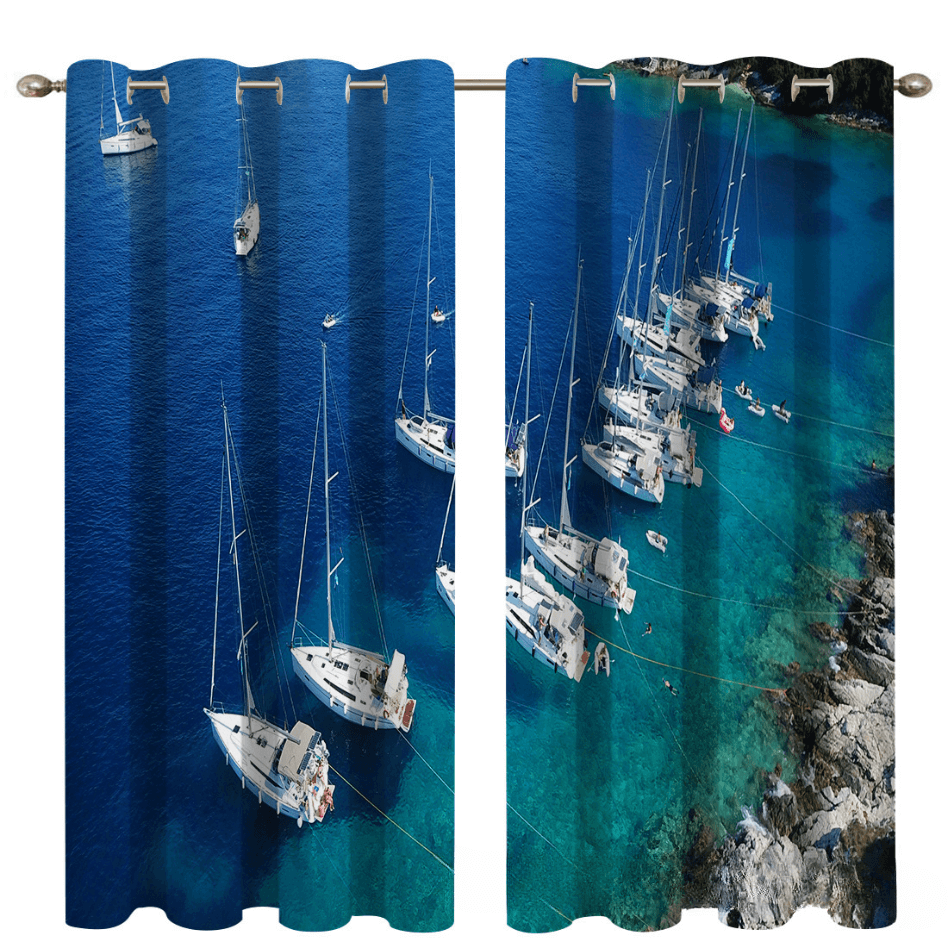 SNOWCITY Outdoor Plant Curtains 2-Panel