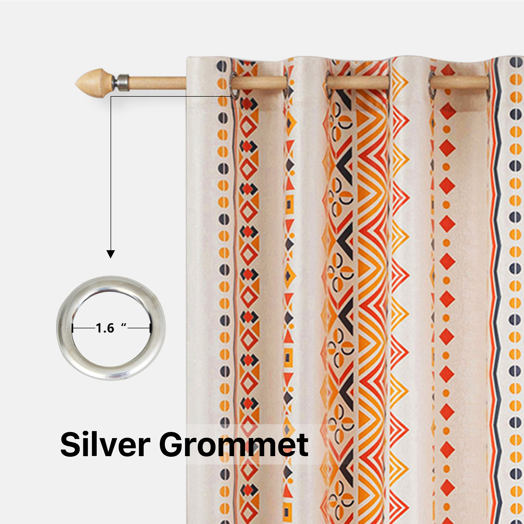 SNOWCITY Bohemian Curtain ?for Outdoor