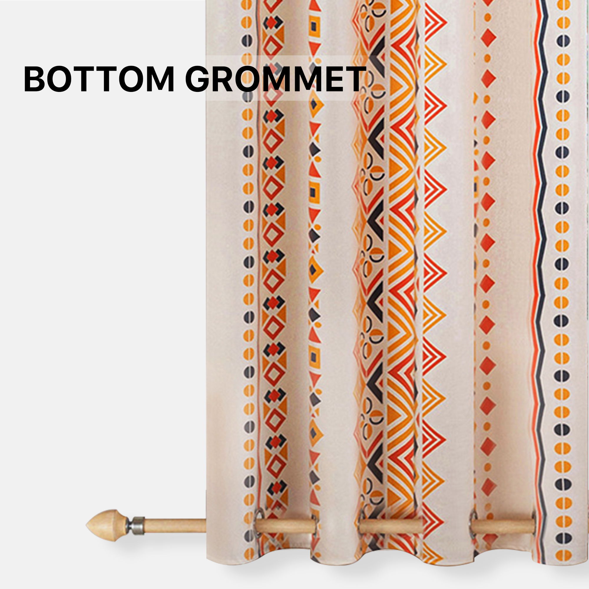 SNOWCITY Bohemian Curtain ?for Outdoor