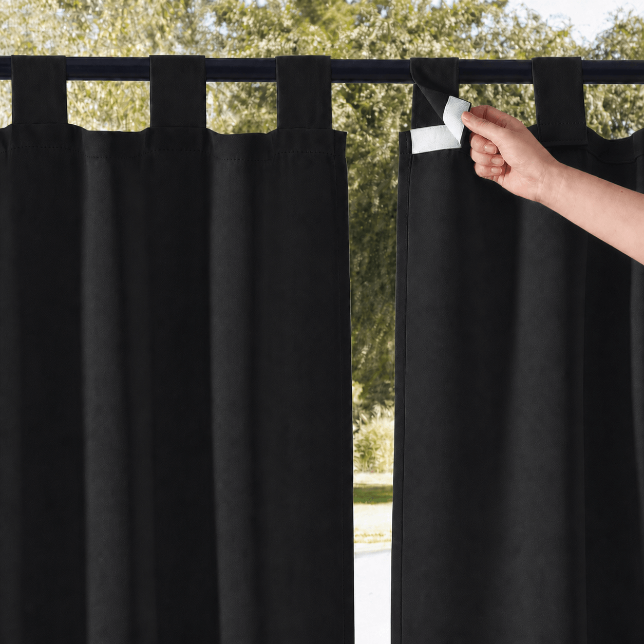 Outdoor Curtains Waterproof Grommet Top 1 Panel – view 4