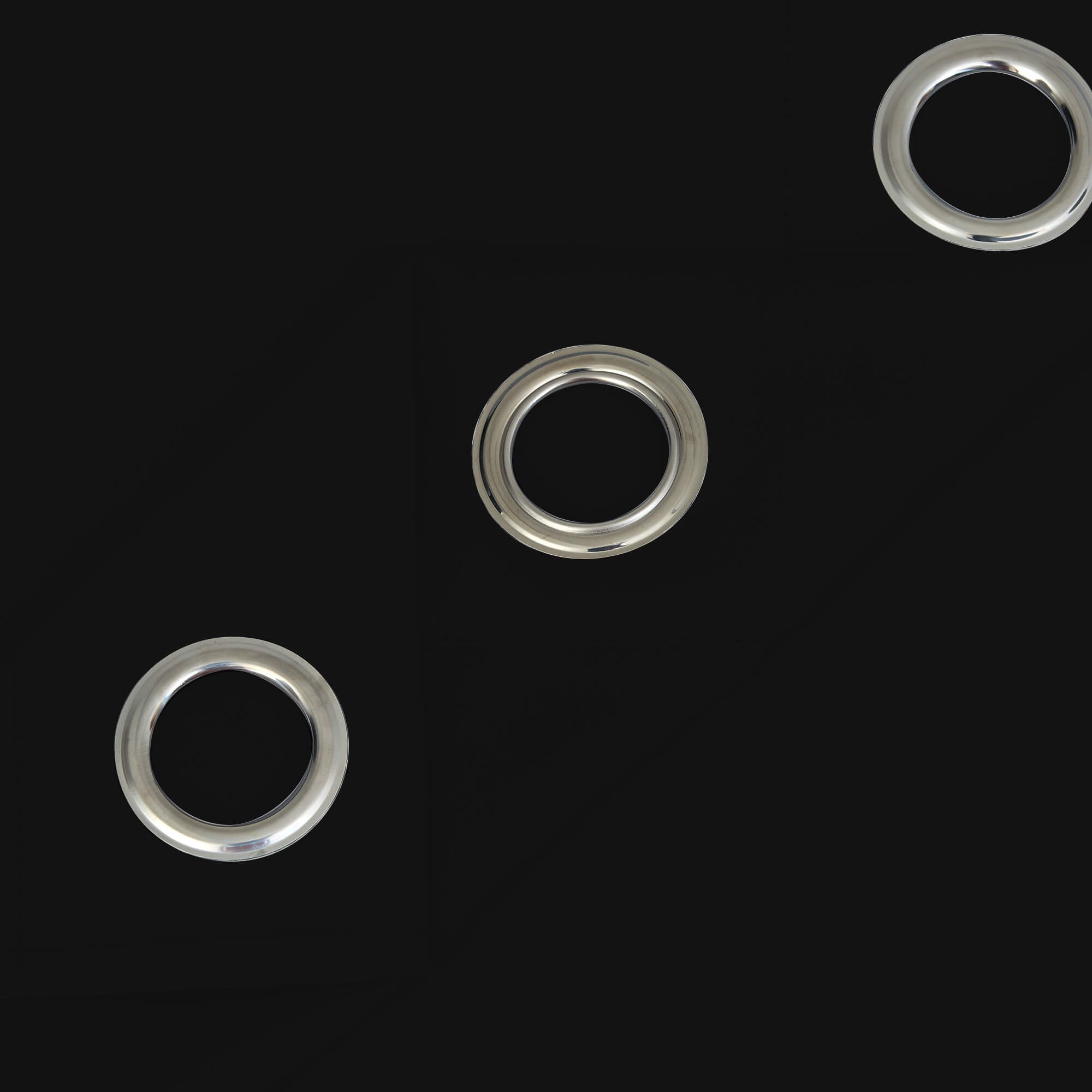 SNOWCITY Blackout Curtains Black - Grommet Top