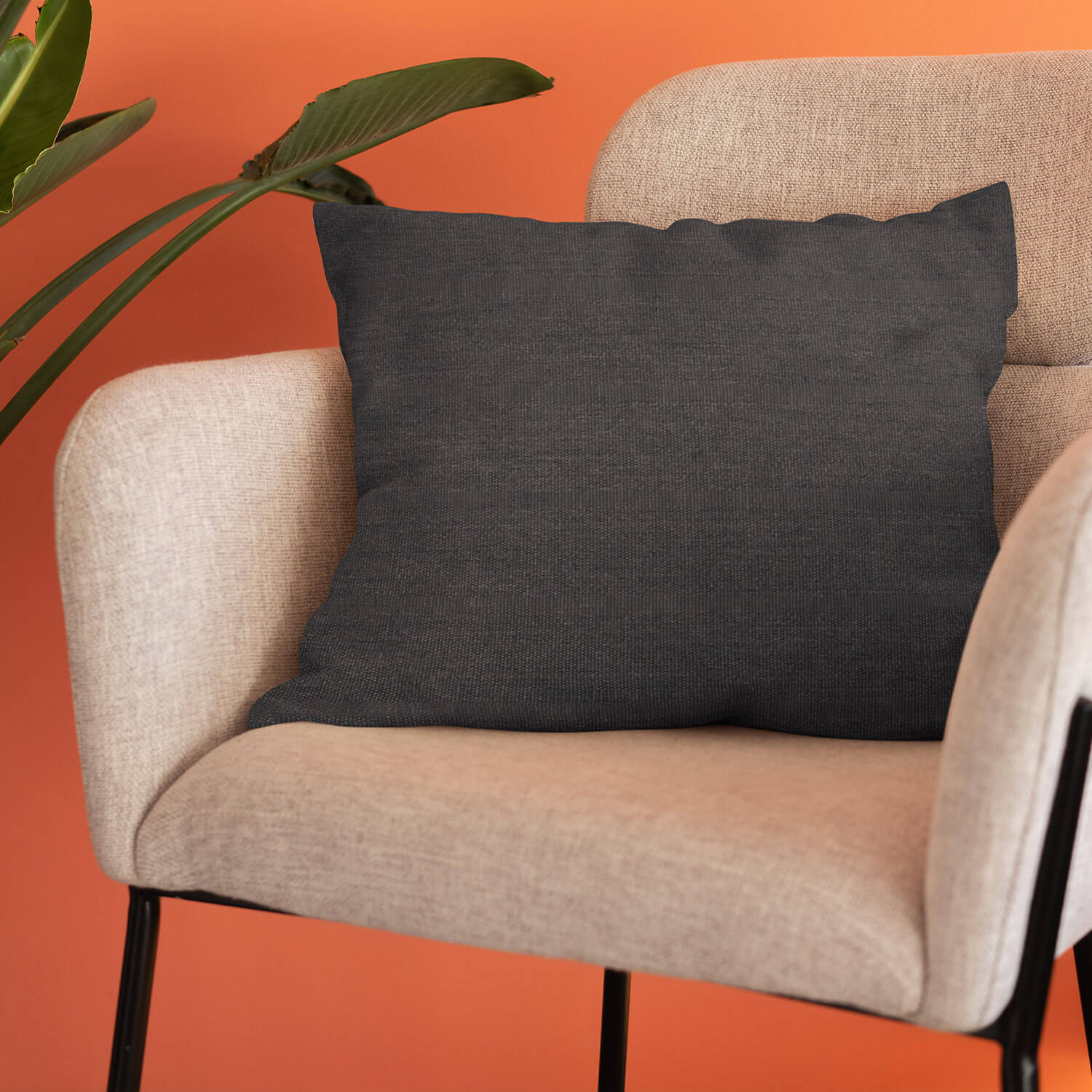 PENGI Waterproof Outdoor Pillow Cover 1 Pcs - Mix Charcoal Gray