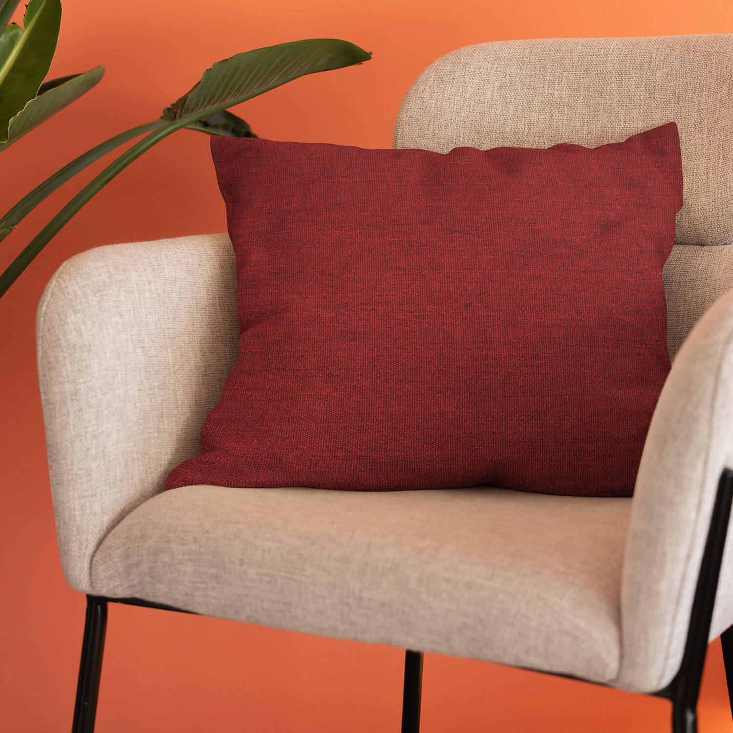 PENGI Waterproof Outdoor Pillow Cover 1 Pcs - Mix Brick Red