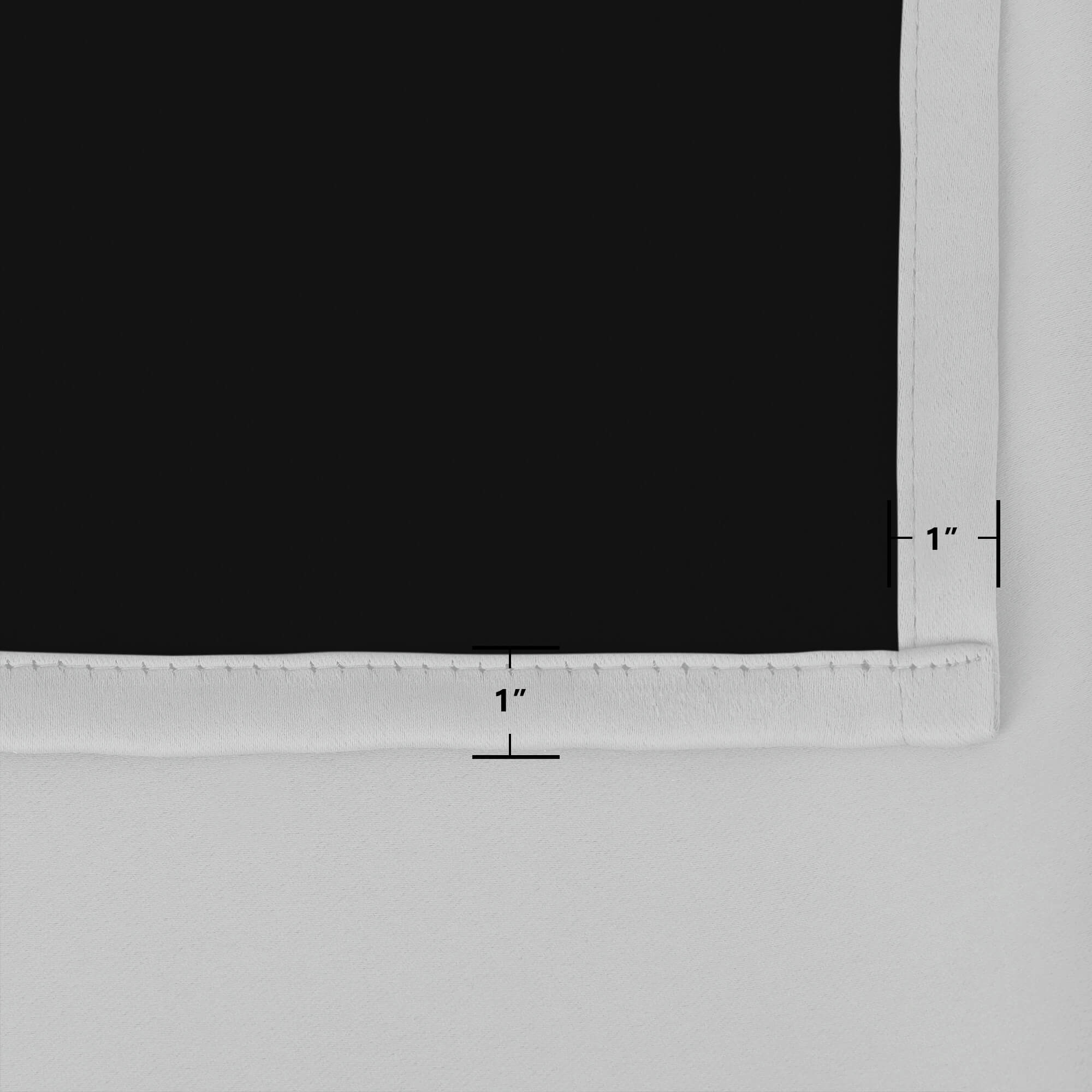 SNOWCITY Blackout Curtains Greyish White - Grommet Top