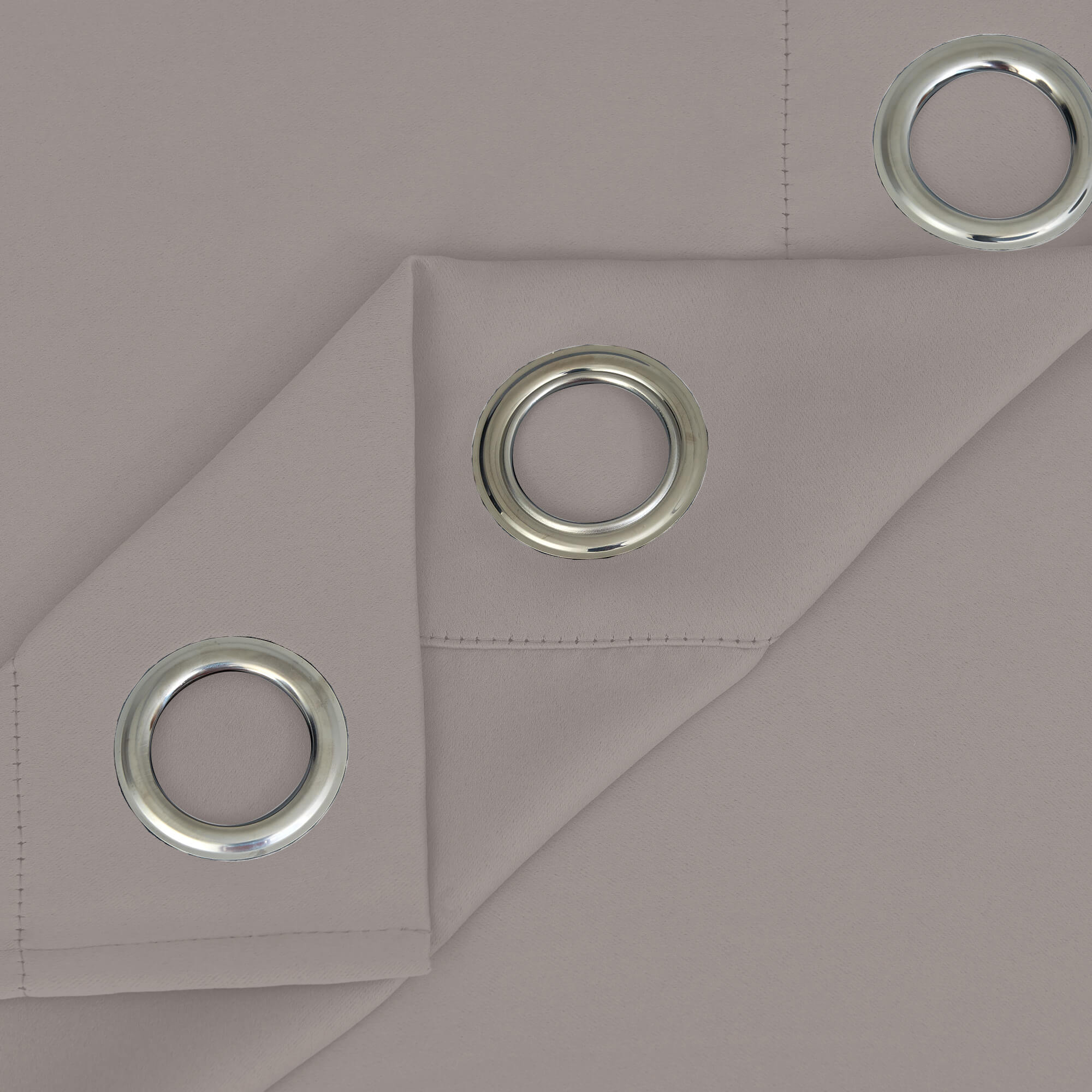 SNOWCITY Blackout Curtains Grayish Brown - Grommet Top