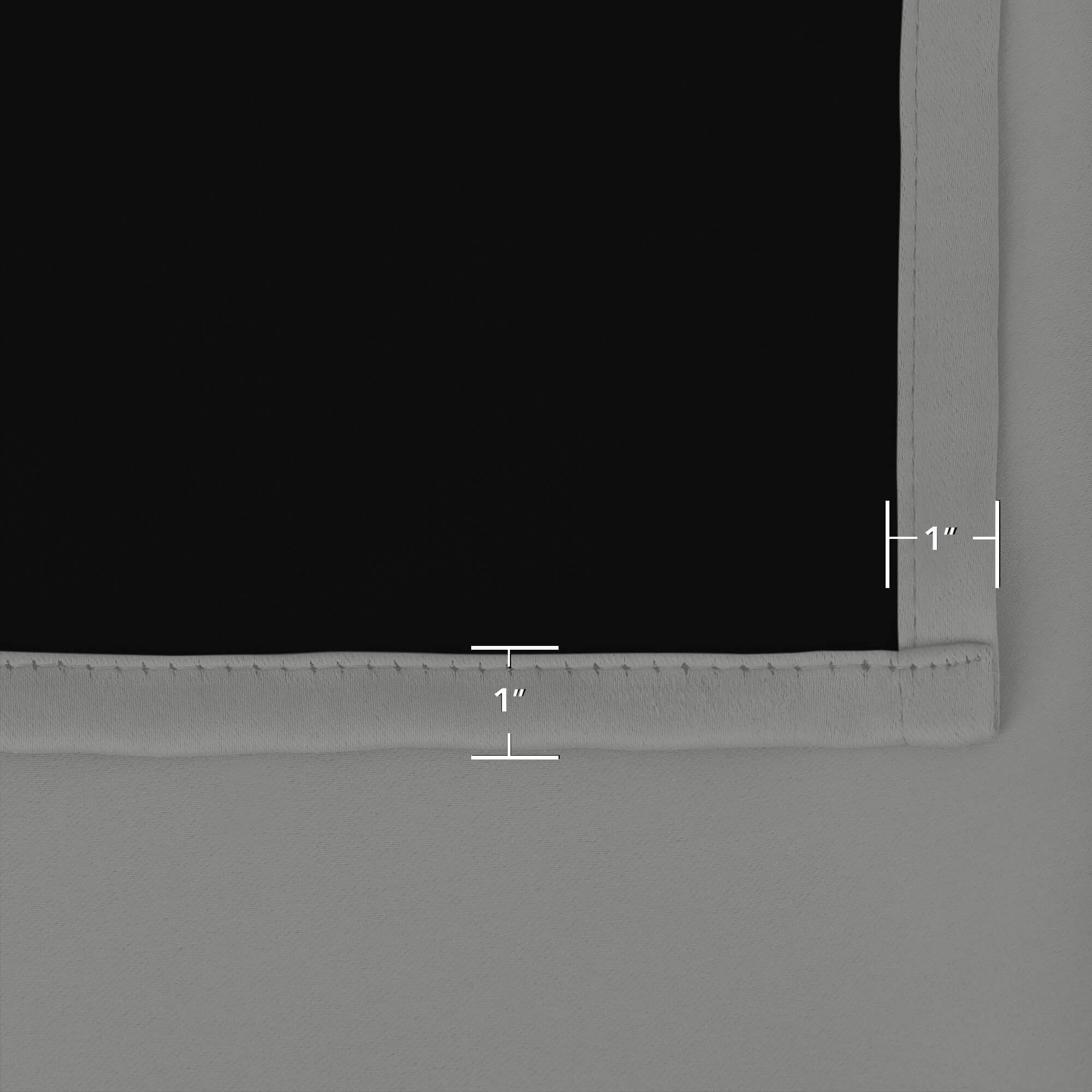 SNOWCITY Blackout Curtains Light Grey - Grommet Top